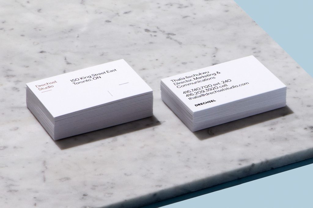 12 examples of inspiring minimalist business cards