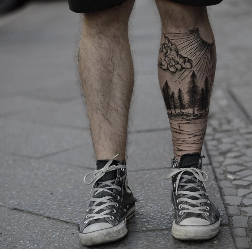 get inspired by these landscape within tattoo designs
