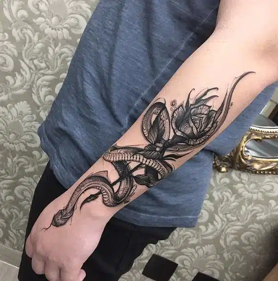 Outer Forearm Tattoo