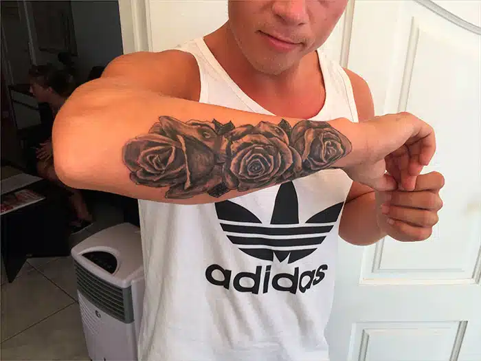 Side of Forearm Tattoo