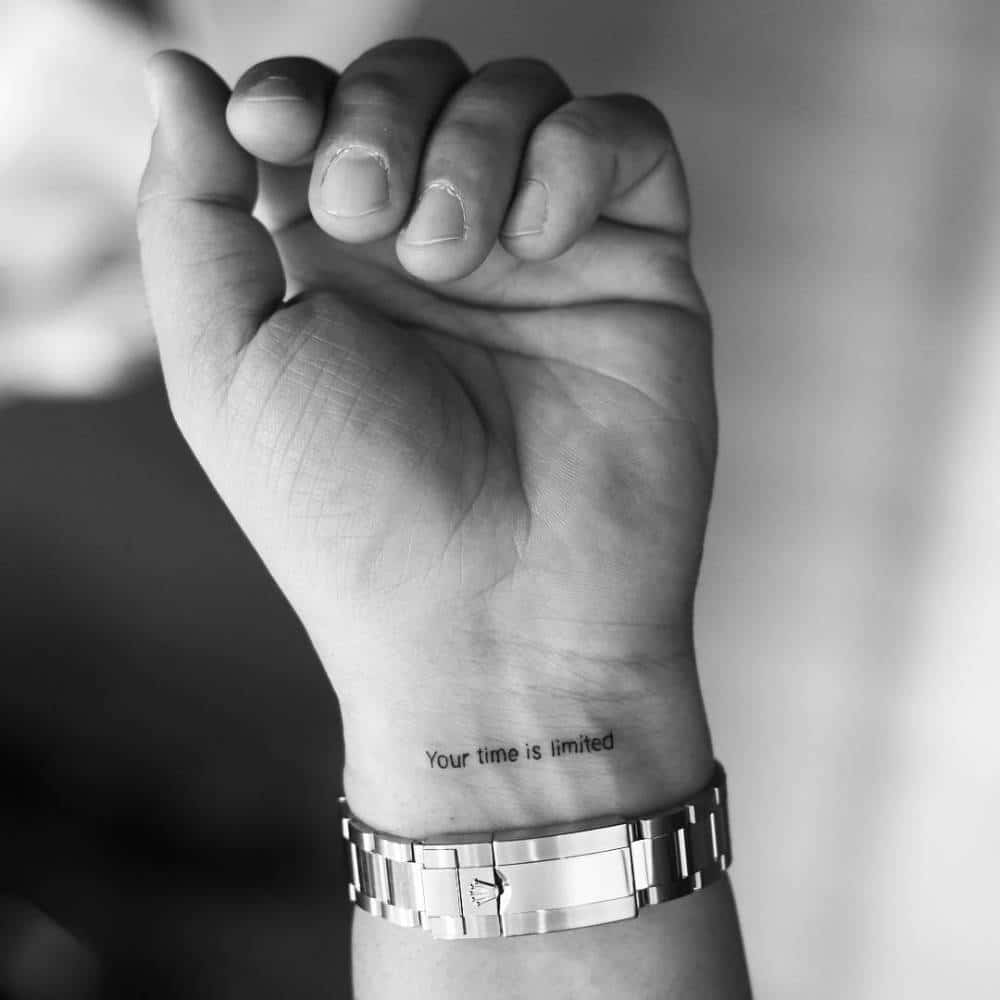 small wrist tattoos for men