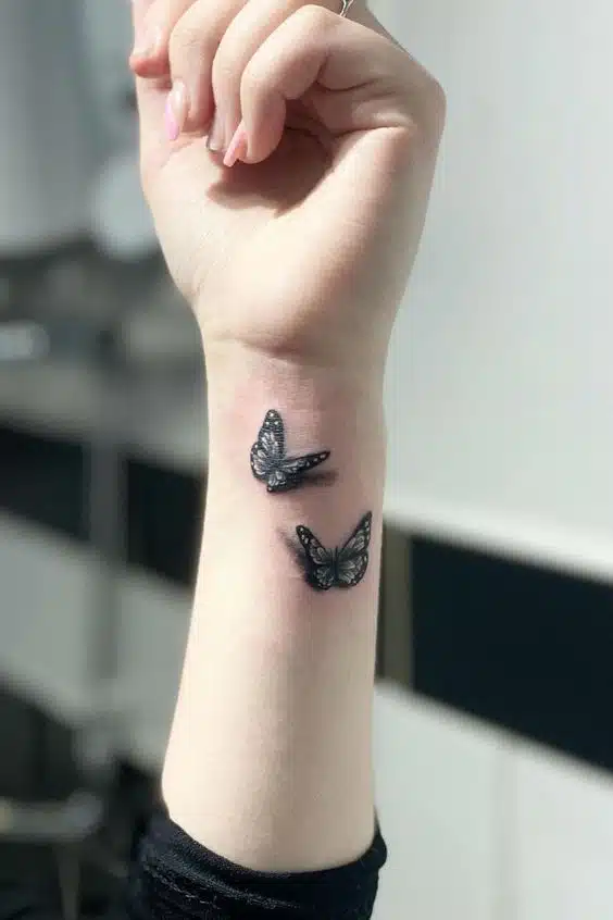 side wrist tattoo