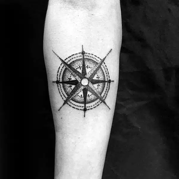 42 Best Inner Forearm Tattoos Ideas Compass Inner Forearm Tattoos