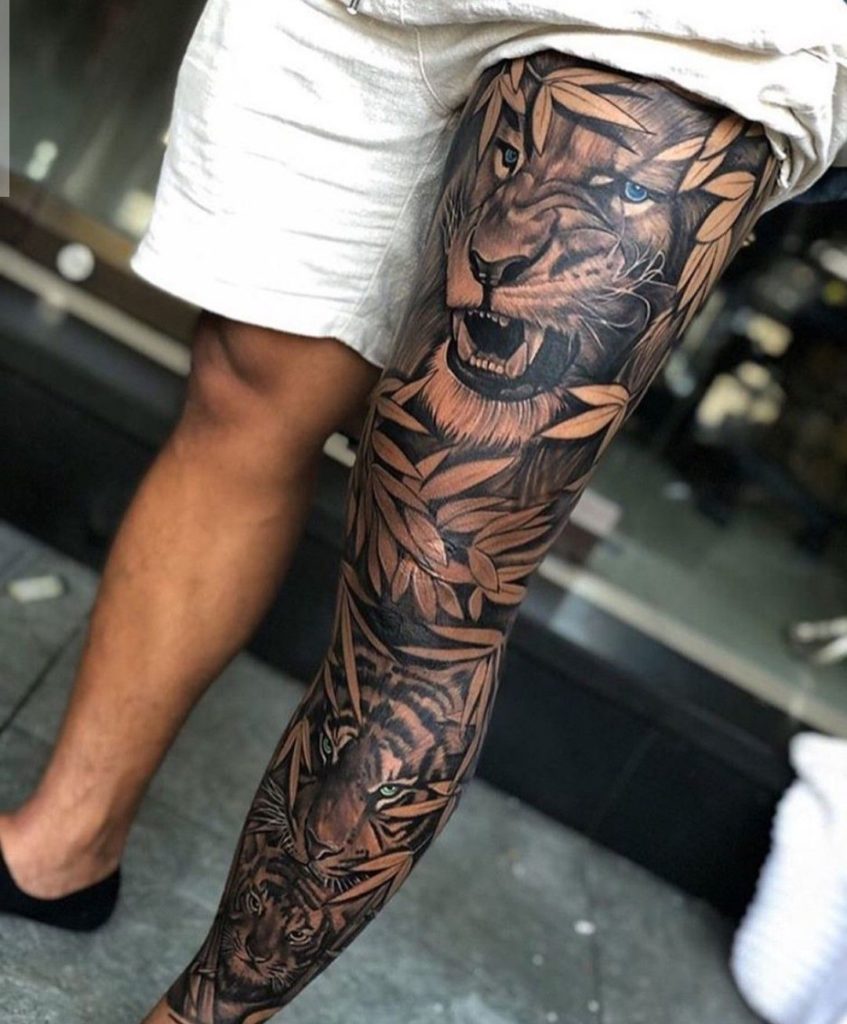 50 Calf tattoos for guys Ideas Best Designs  Canadian Tattoos