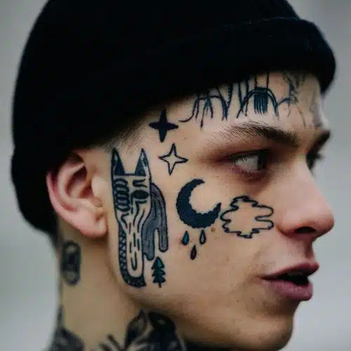Face Tattoos for Men