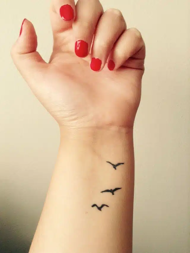 Bird Wrist Tattoos For Women