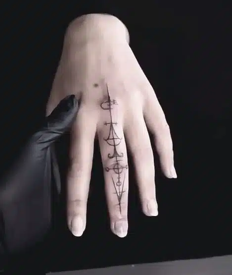 Geometric Hand Tattoos For Women