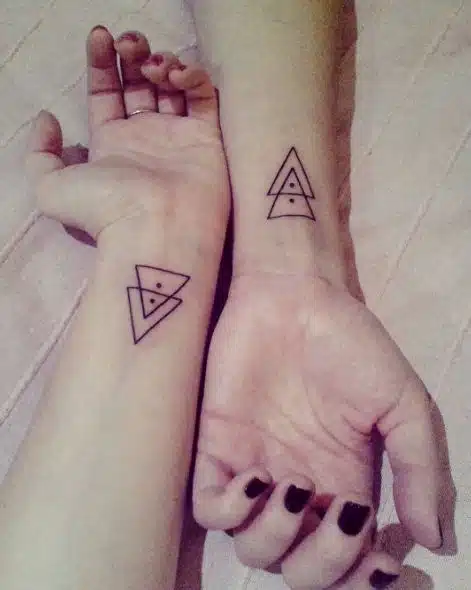 Geometric Wrist Tattoos For Women