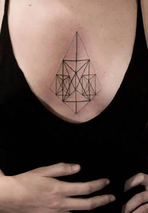 Small Geometric Tattoos For Women