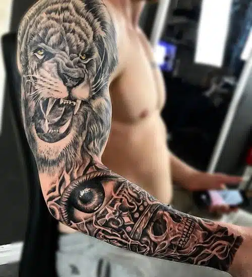 Start of a Japanese themed sleevetattoo tattooartist tattooformen    TikTok