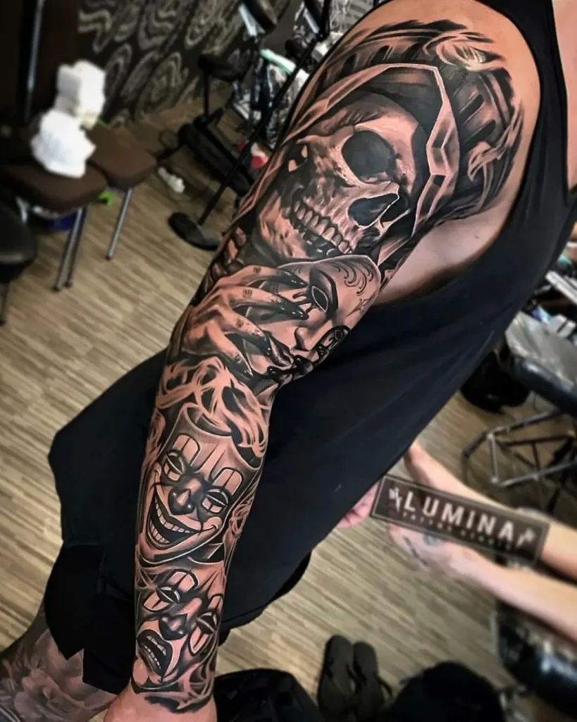 109 Striking Sleeve Tattoos for Men and Women 2019