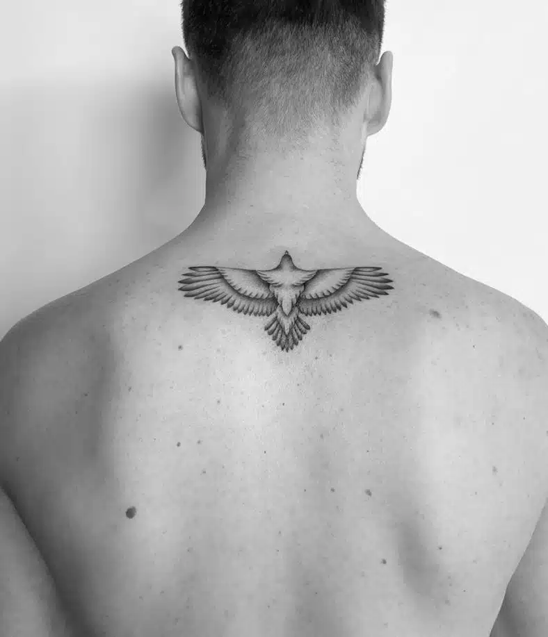 230 Best Back Shoulder Tattoos for Men 2023 Designs on Cap Blade