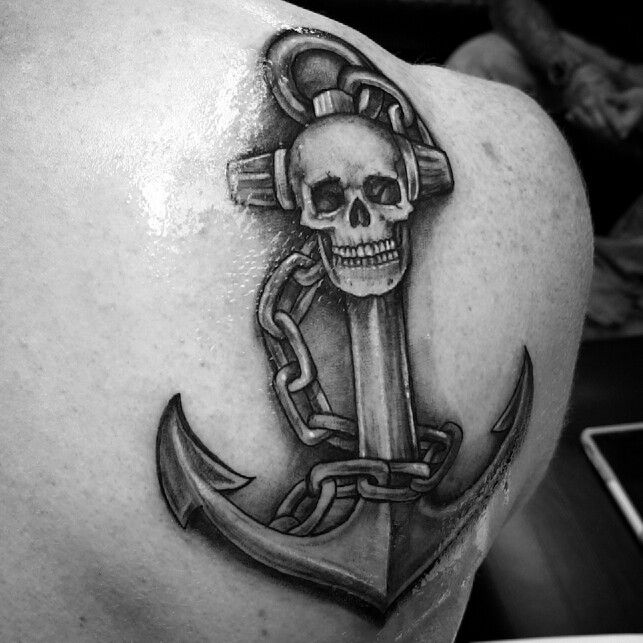 50 Popular Anchor Tattoo Ideas Skull and Anchor Tattoos