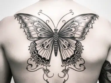 butterfly tattoo for men